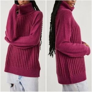 NWT Free People Big City Turtleneck Sweater Medium